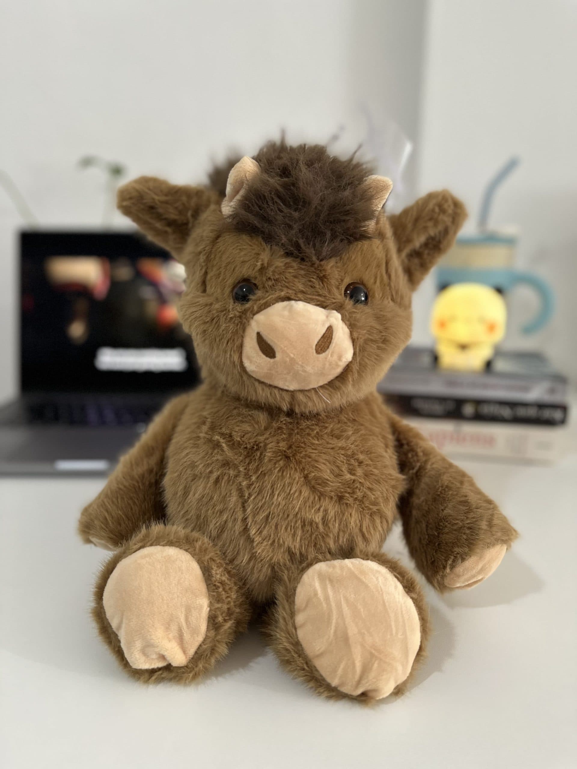 Running cow brown